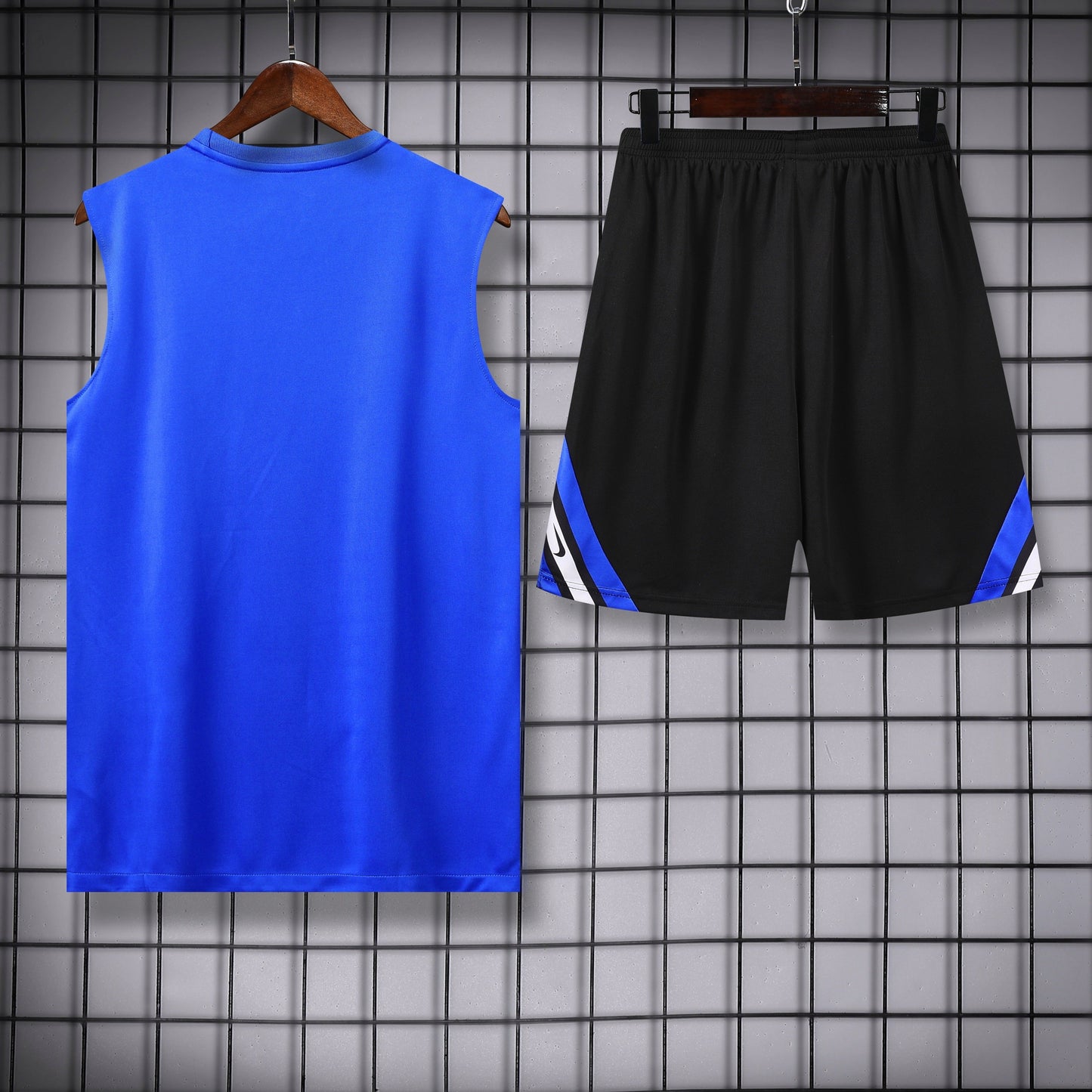 Inter blu strisce completo con canottiera