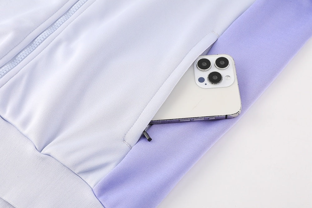 Tuta Sport glicine riga bianca