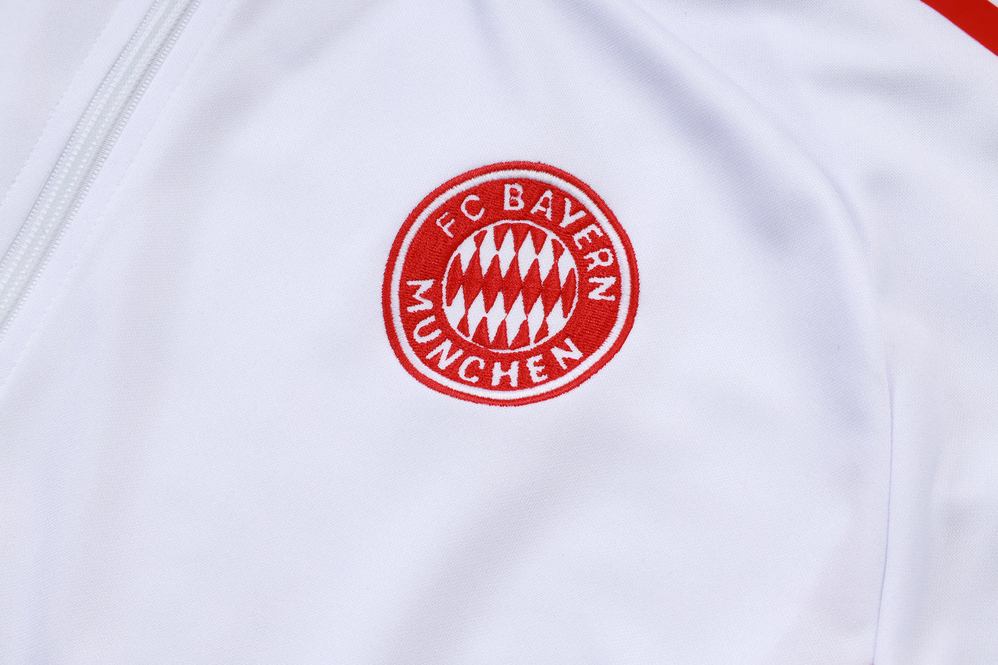Tuta Bayer Monaco bianco zip intera 2025/26