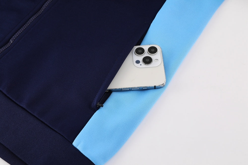 Tuta Sport blu e azzurro