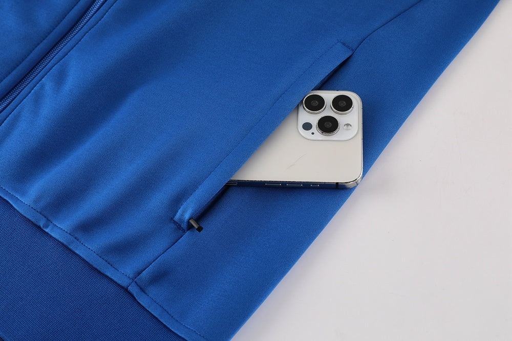 Tuta Sport blu royal e blu scuro