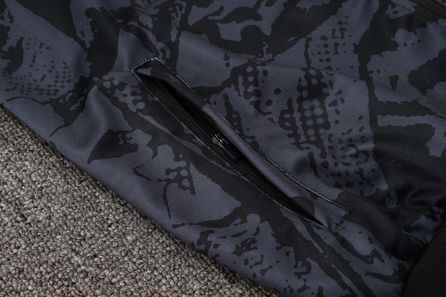 Tuta Corinthians nero zip 2025/26