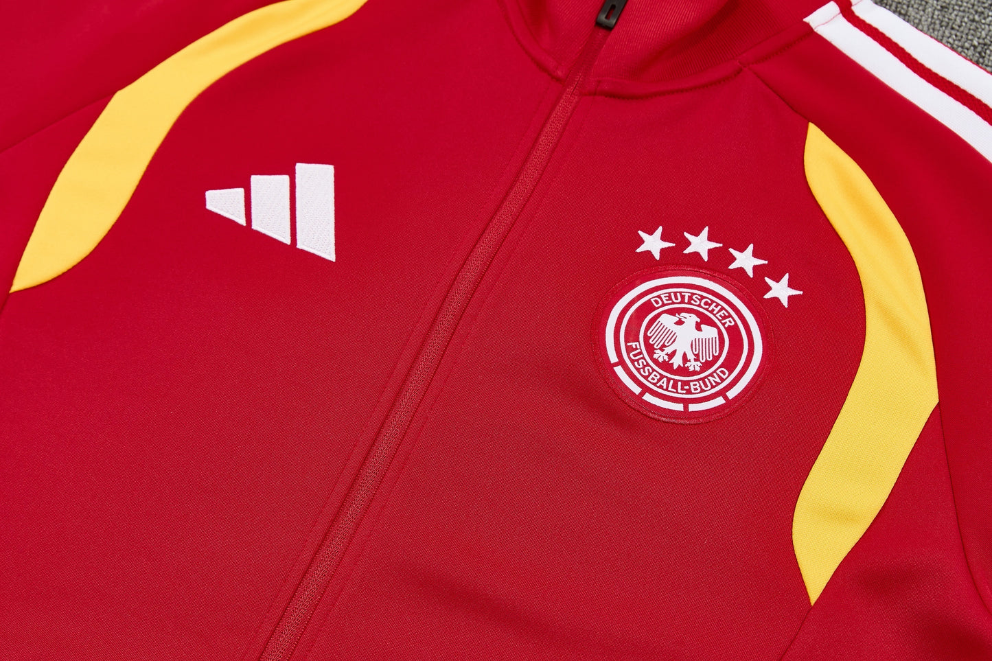 Tuta Zip Intera Germania Rosso