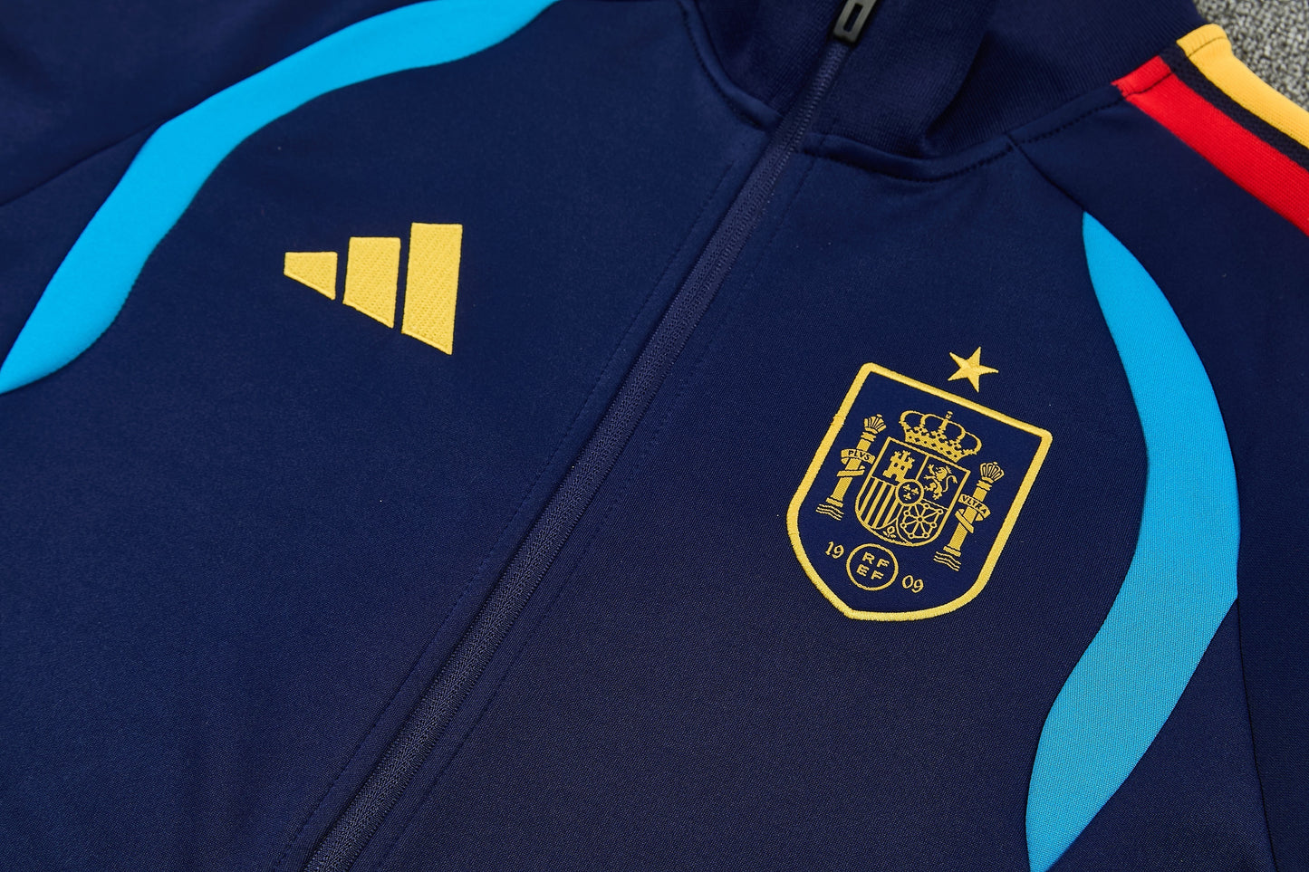 Tuta Zip Intera Spagna Blu