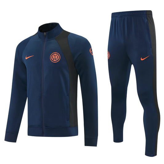Tuta Zip Intera Inter Blu