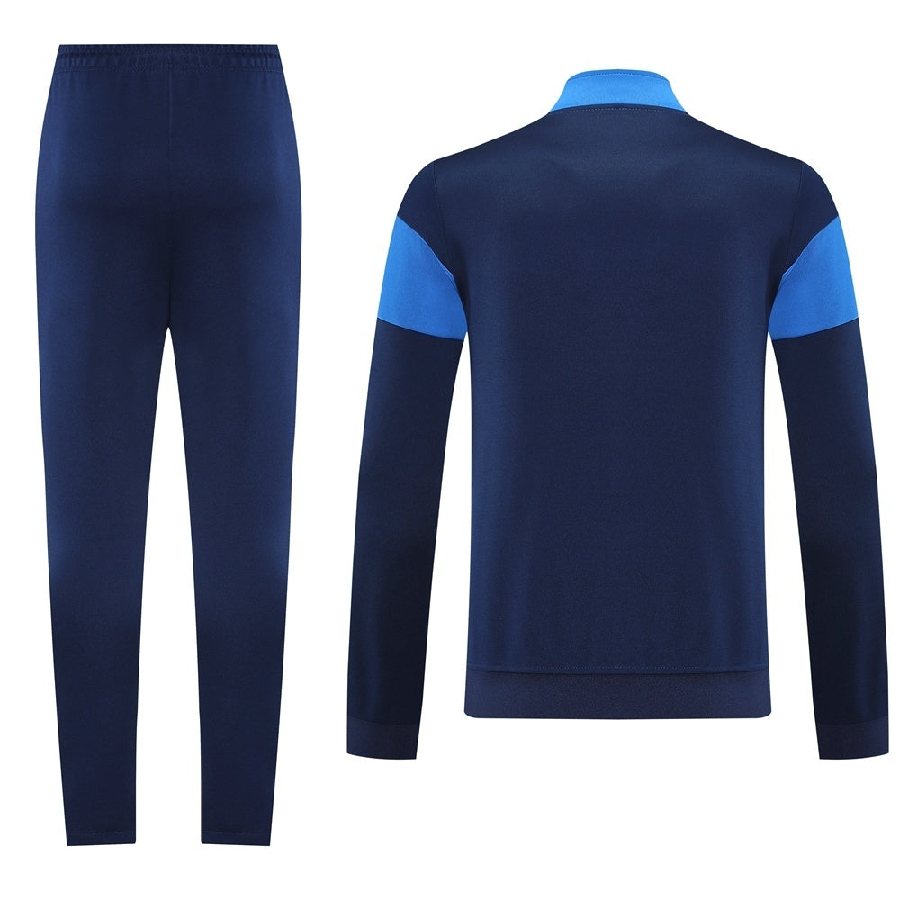 Tuta Sport blu scuro e blu royal