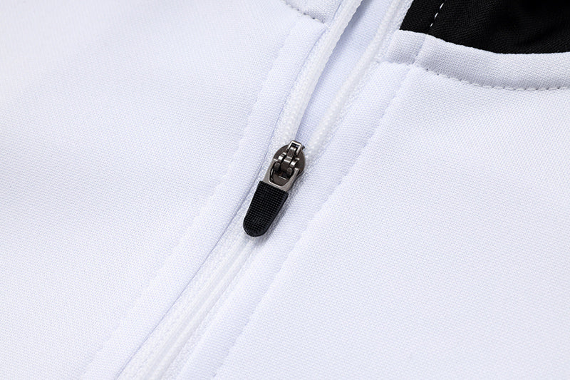 Tuta Sport Bianco e colletto Nero