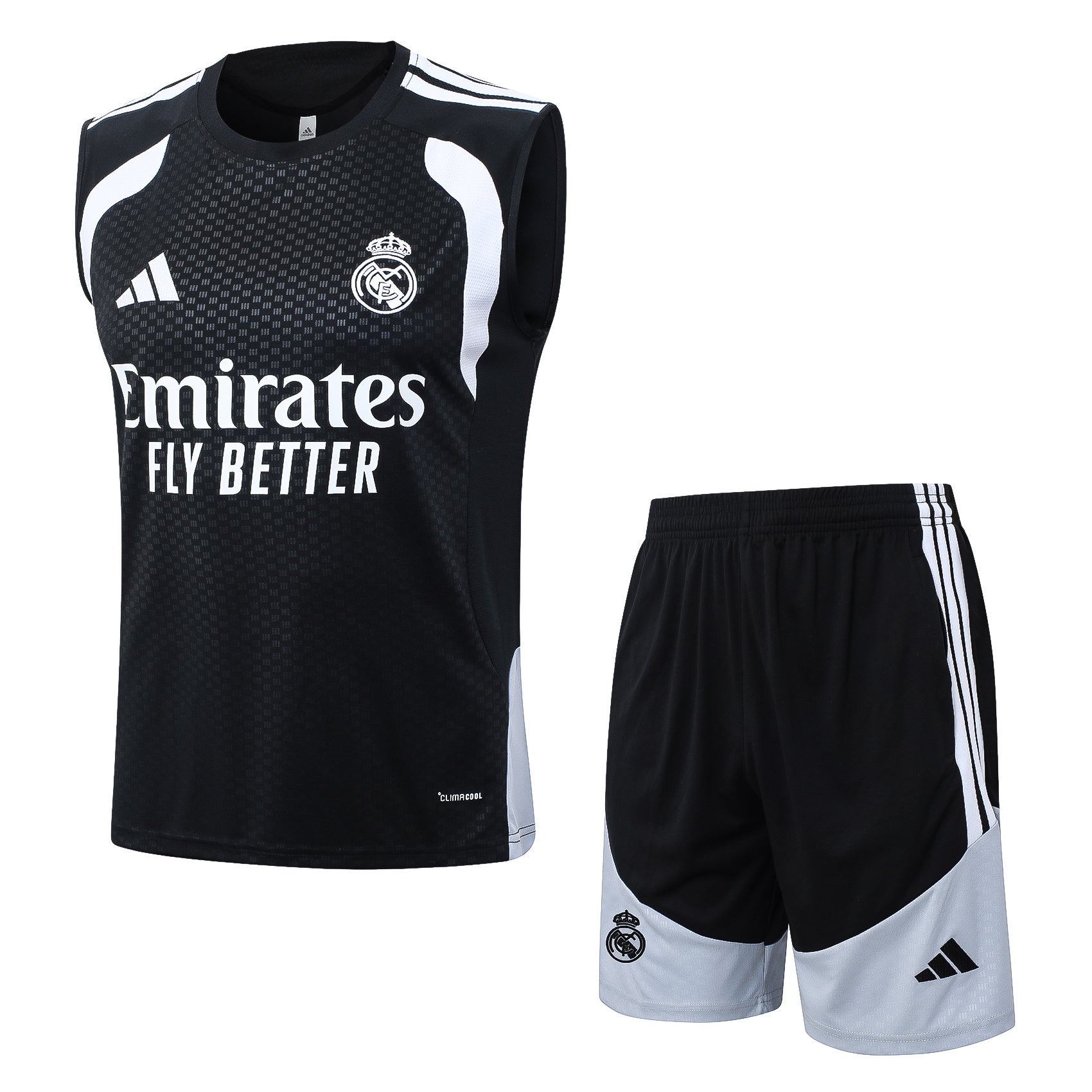 Completo Canottiera Real Madrid Nero 26/27