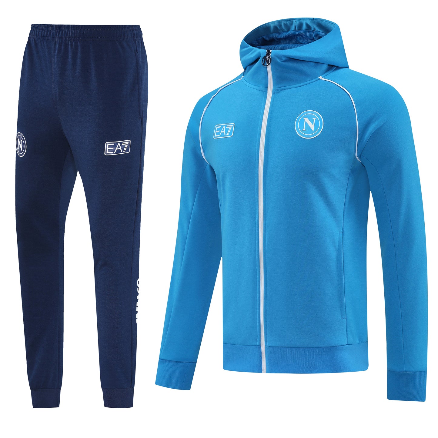 Tuta Napoli Azzurra Zip Intera