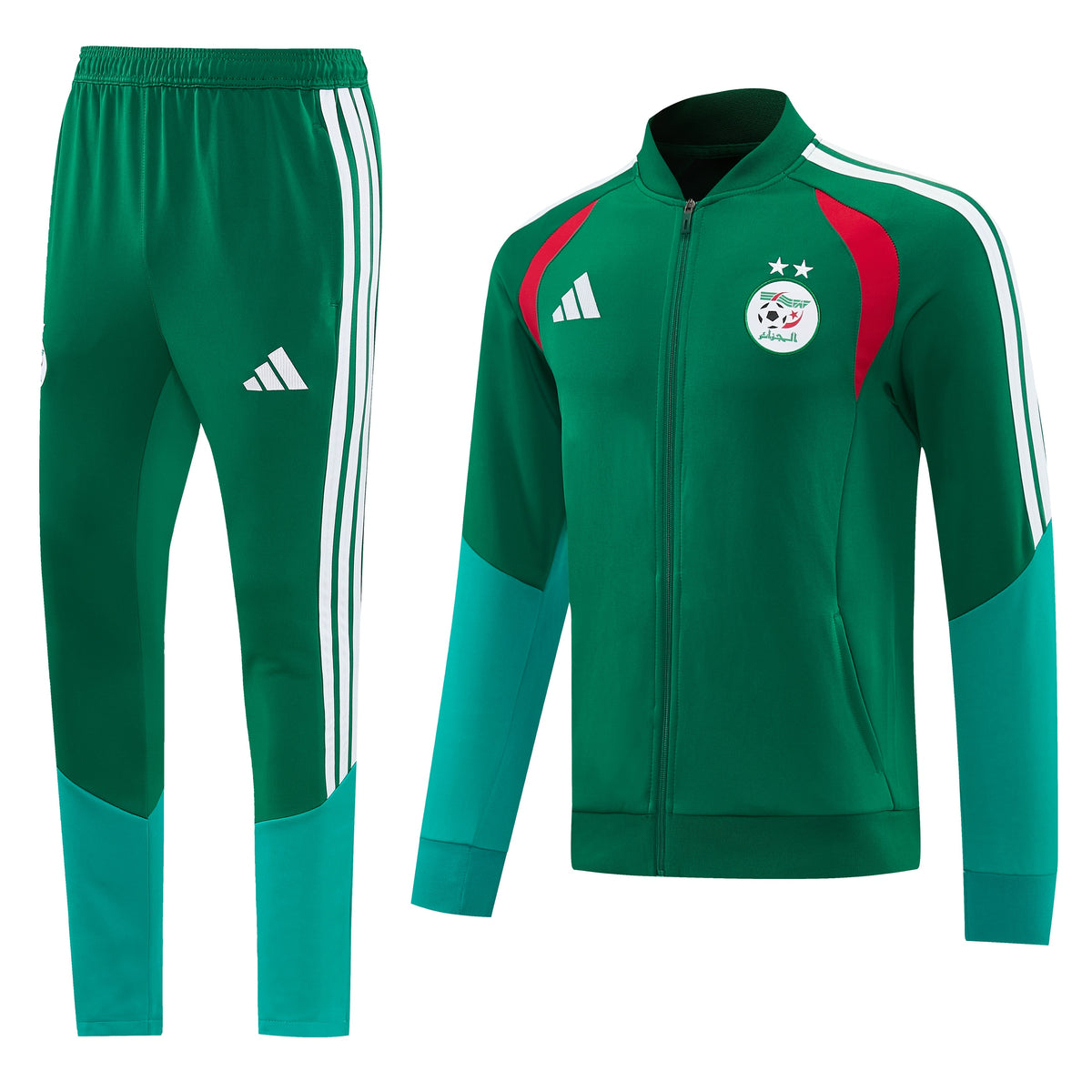 Tuta Algeria zip  26-27 verde