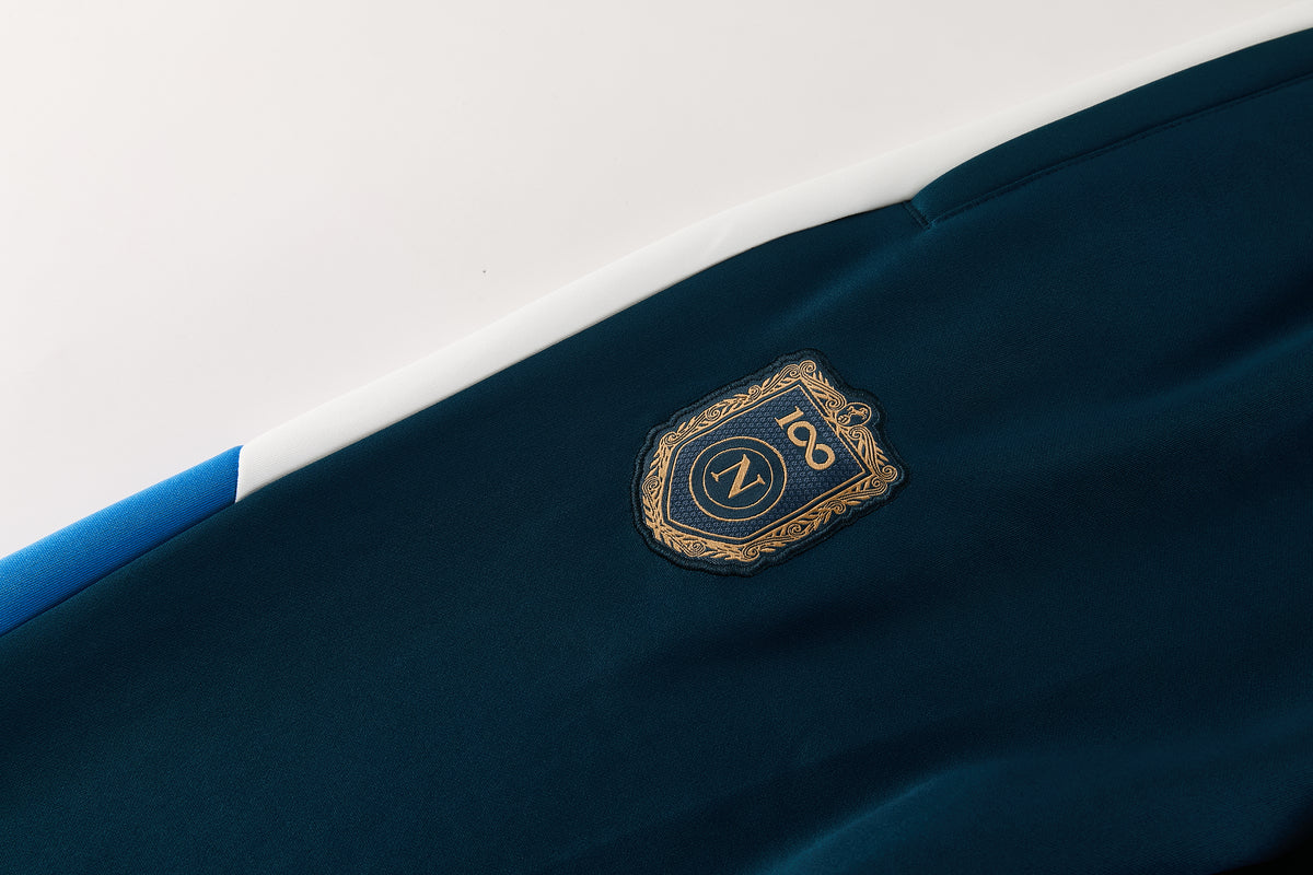 Tuta Napoli azzurro Zip Intera 2026-27