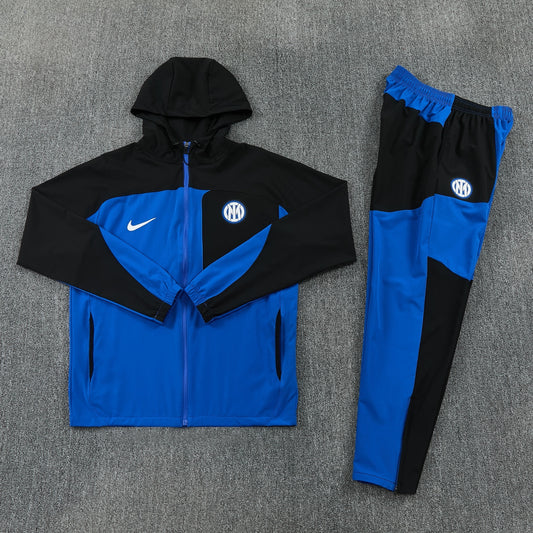 Tuta Inter Zip Intera 2026-27 blu/nero