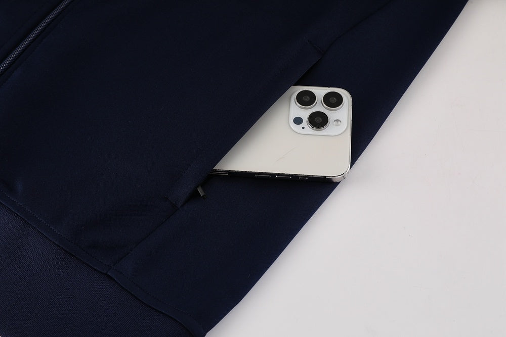 Tuta Sport blu scuro e blu royal