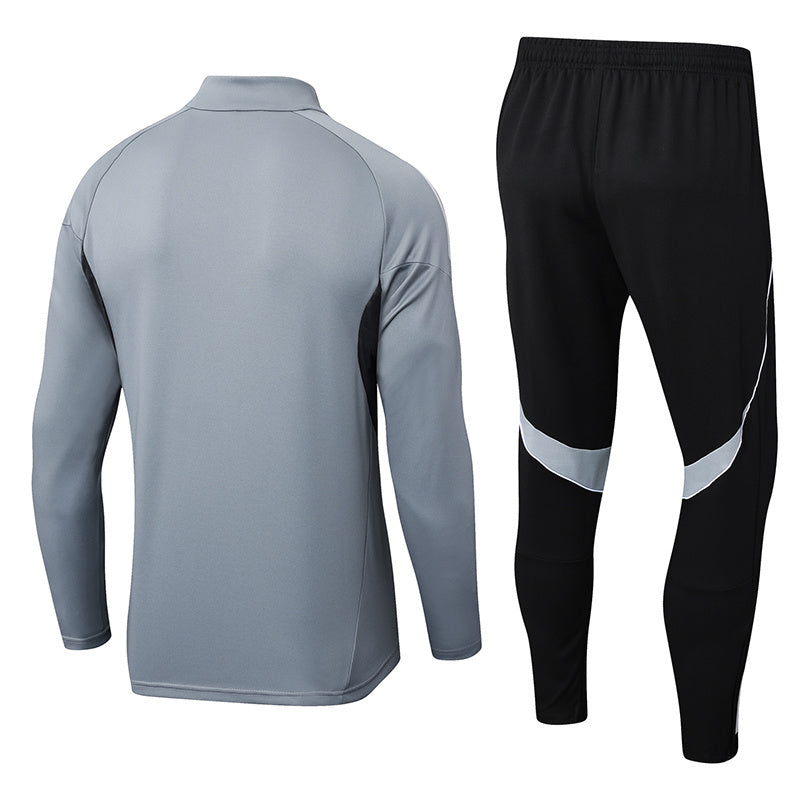 Tuta Sport Grigio e Nero dettagli bianchi