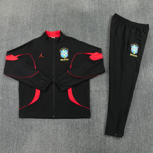 Tuta Brasile nero/rosso 26-27