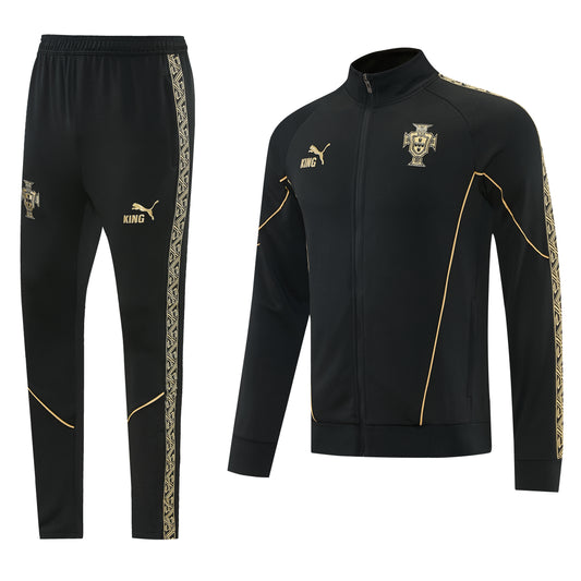 Tuta Portogallo zip 26-27 nero