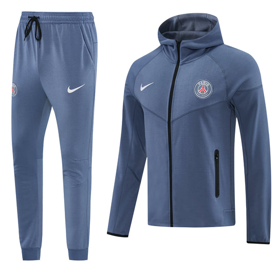 Tuta Paris Saint Germain zip con cappuccio 26-27 blu