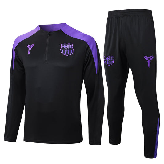 Tuta Barca Nero viola