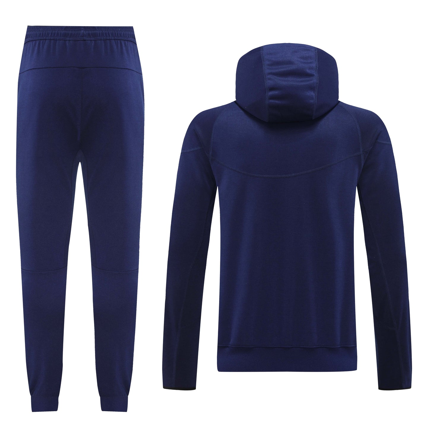 Tuta Sport blu con cappuccio