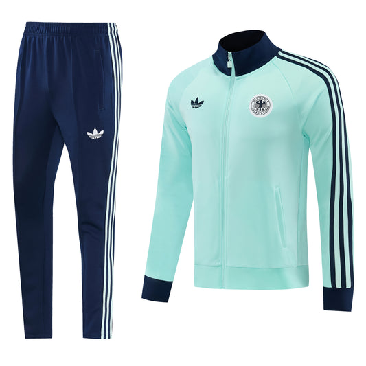 Tuta Germania zip 26-27 azzurro e blu