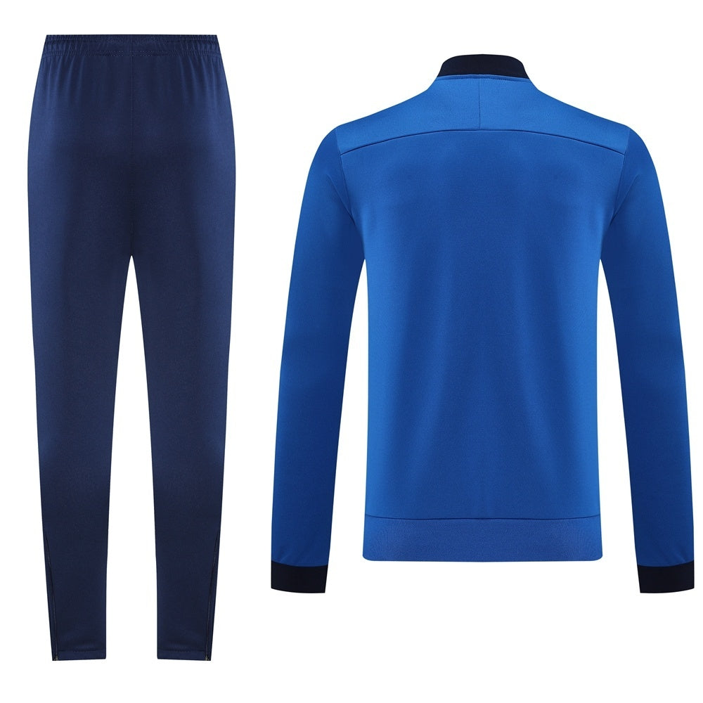 Tuta Sport blu royal colletto scuro