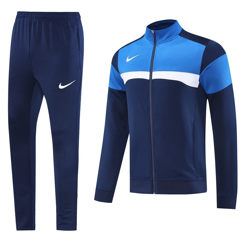Tuta Sport blu scuro e blu royal