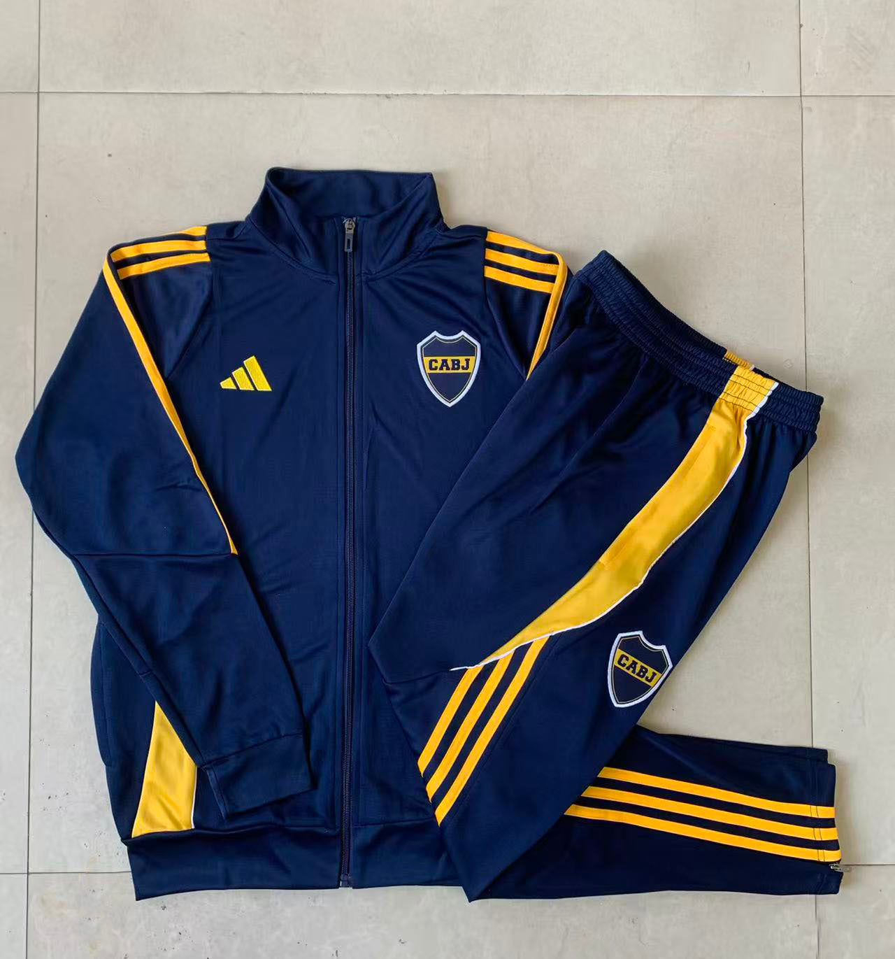 Tuta Boca blu zip intera 2025/2026
