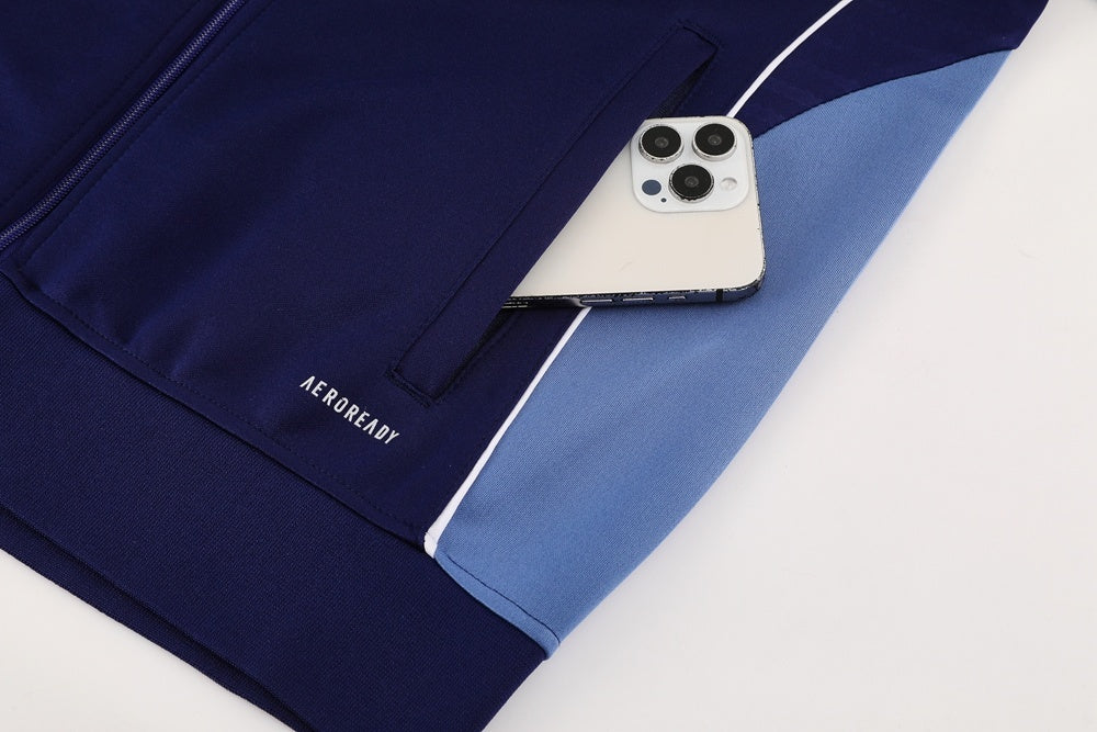 Tuta Sport blu e azzurro