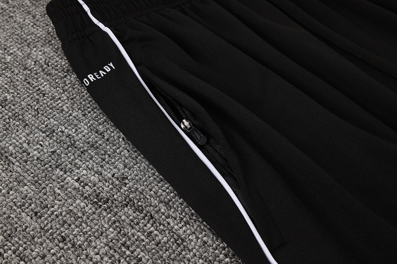 Tuta Sport Grigio e Nero dettagli bianchi