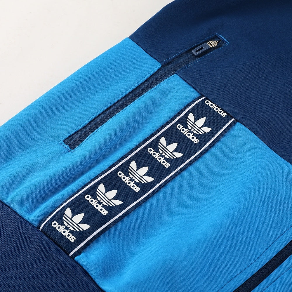 Tuta Sport blu e azzurro