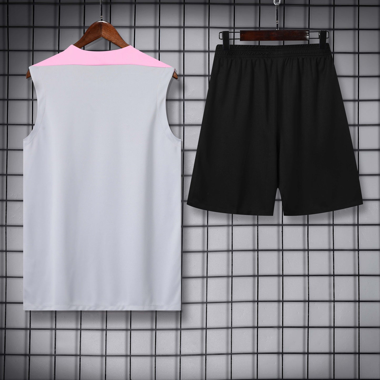 Paris grigio e rosa completo con canottiera
