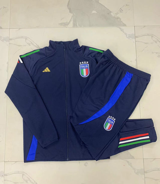 Tuta Italia Blu zip intera 2025