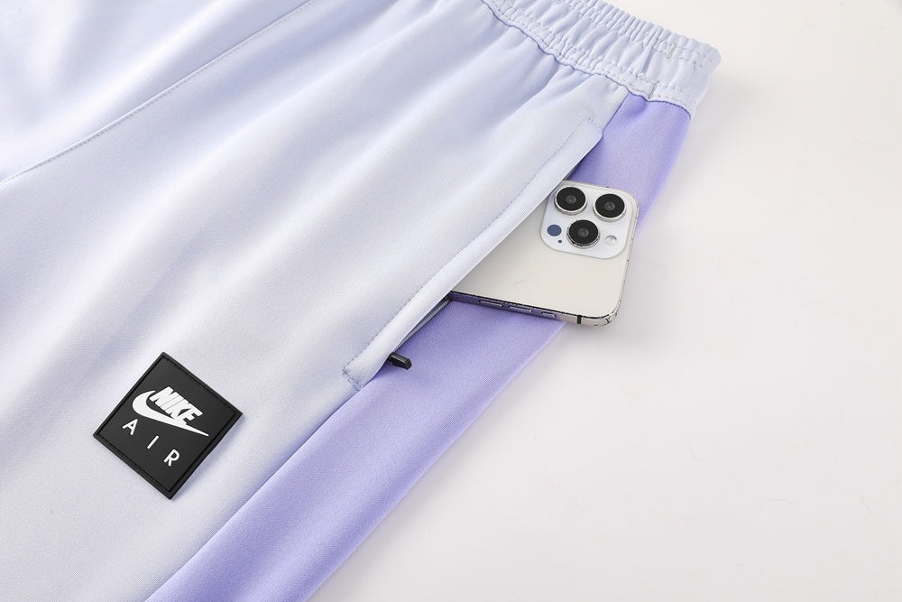 Tuta Sport glicine riga bianca