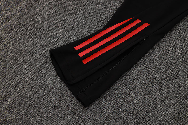 Tuta Sport Rosso maniche Bianche