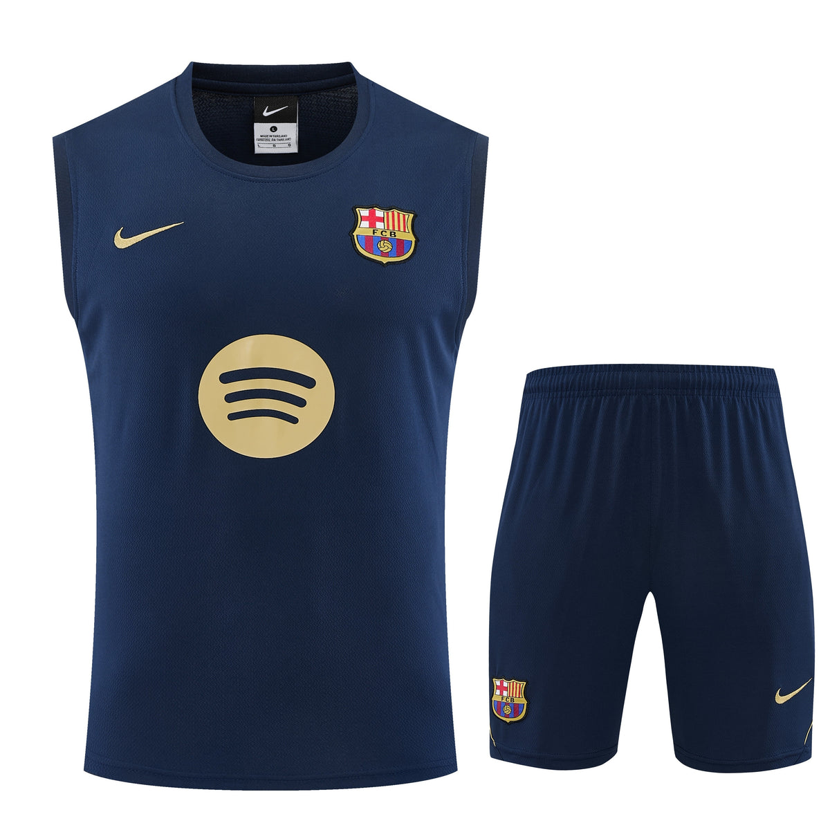 Barcellona completo con canottiera blu 2026-2027