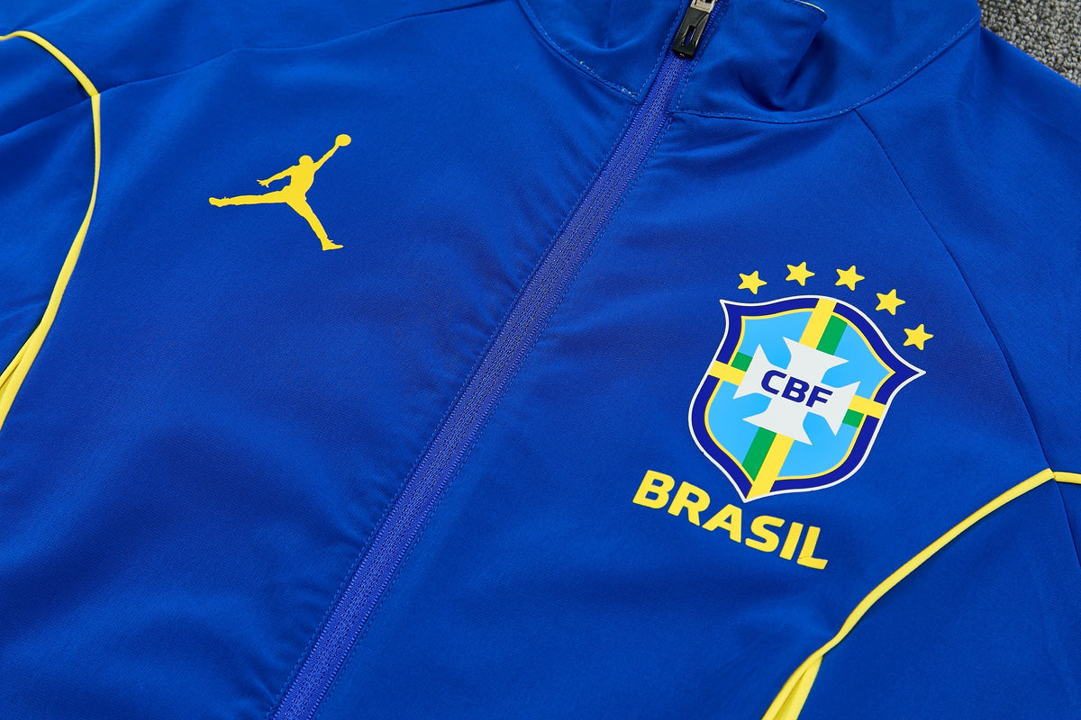 Tuta Brasile blu/giallo 26-27
