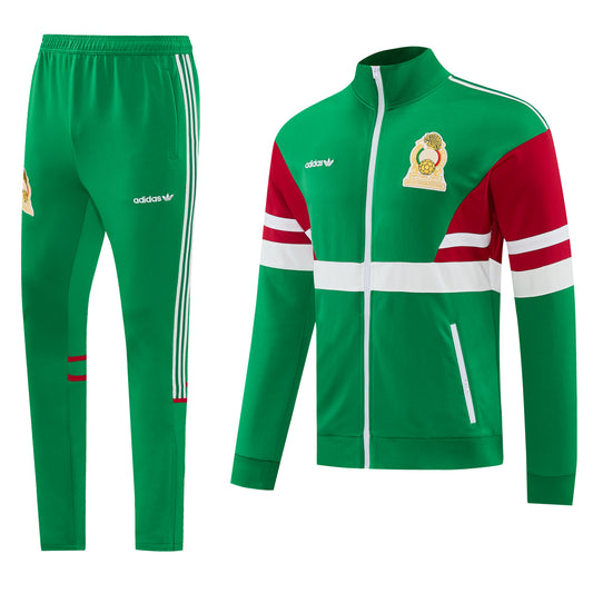 Tuta Federazione Messicana zip  26-27 verde