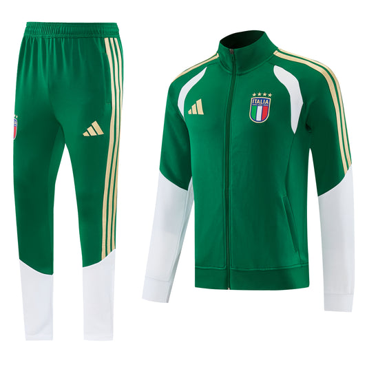 Tuta Italia zip 26-27 verde