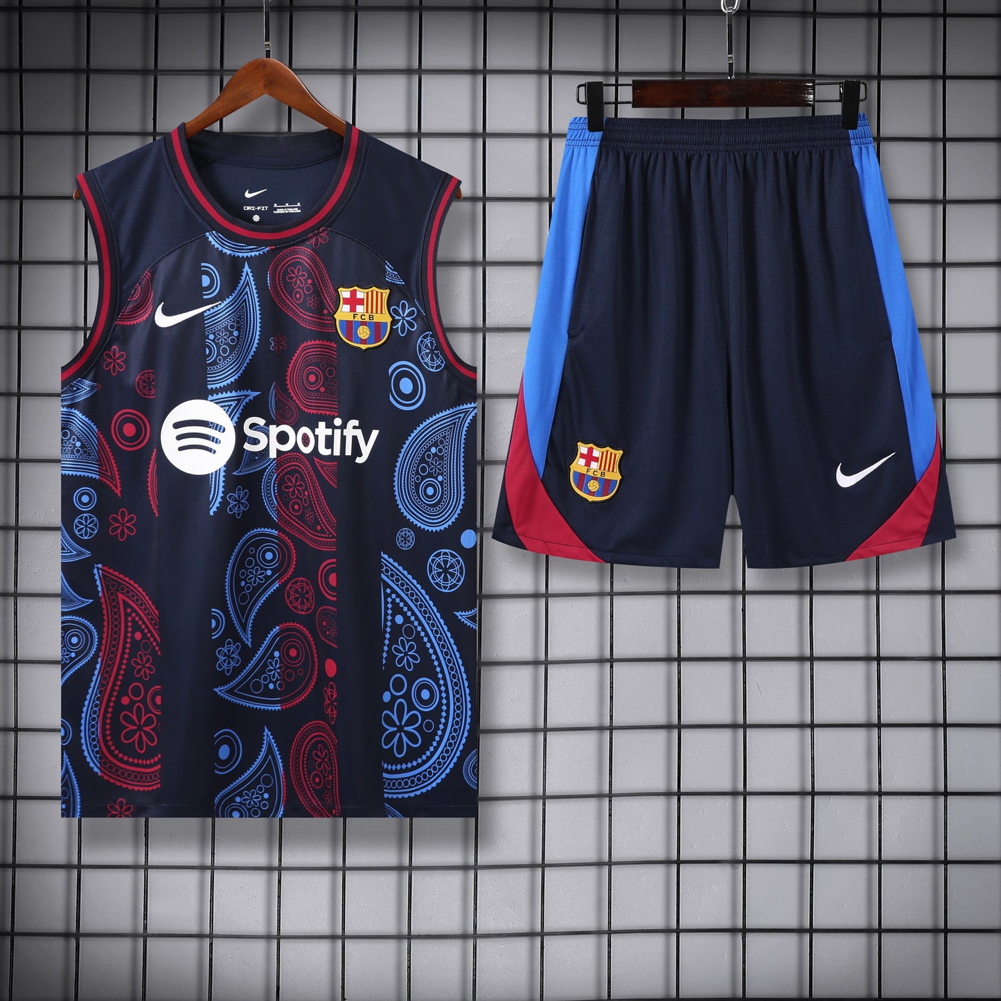 Barcellona special edition blu completo con canottiera