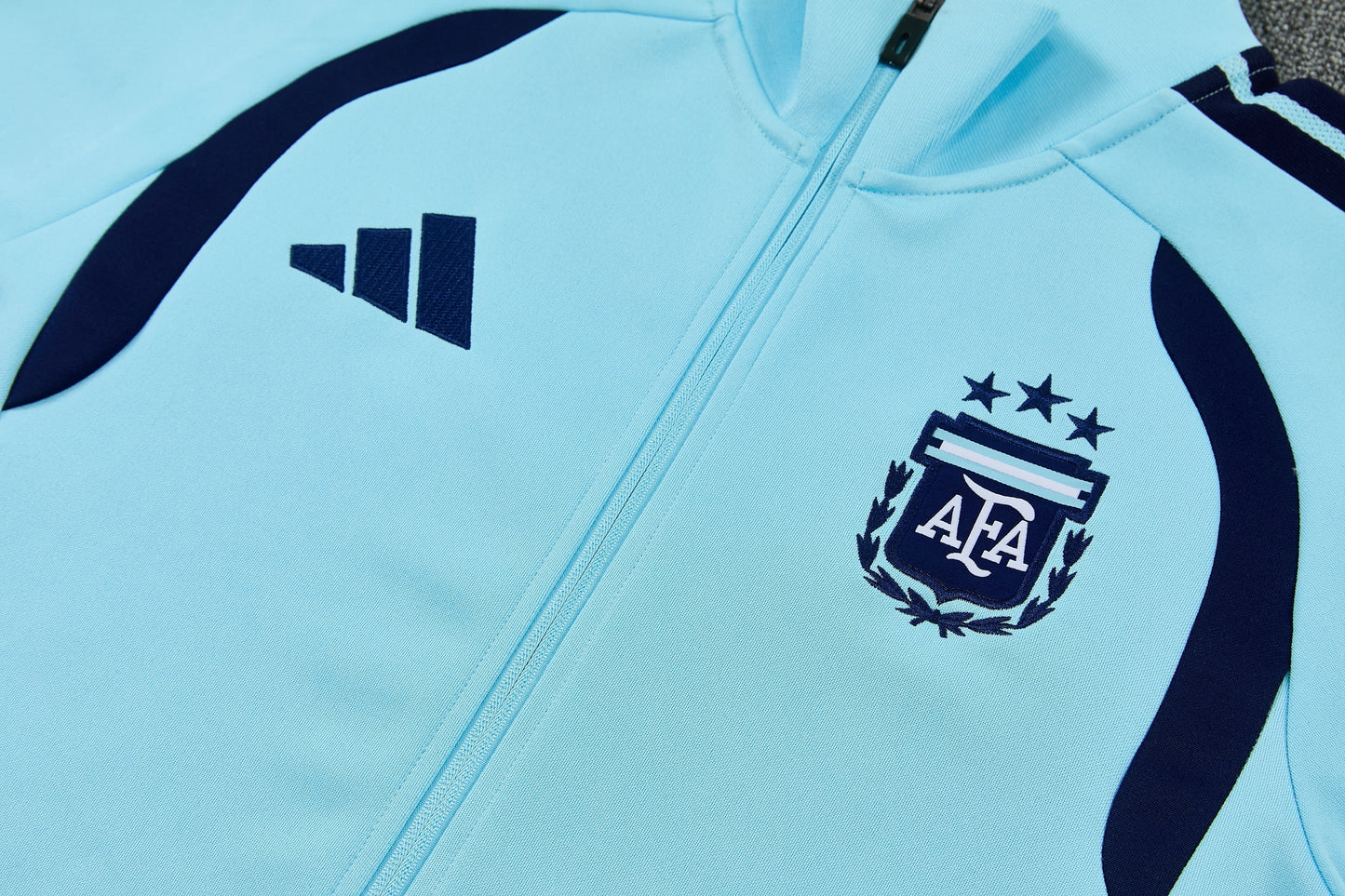 Tuta Zip Intera Argentina Azzurro