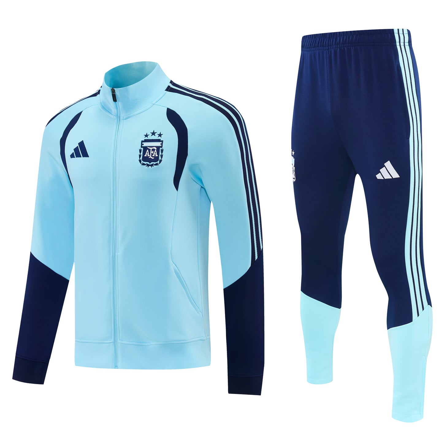 Tuta Zip Intera Argentina Azzurro