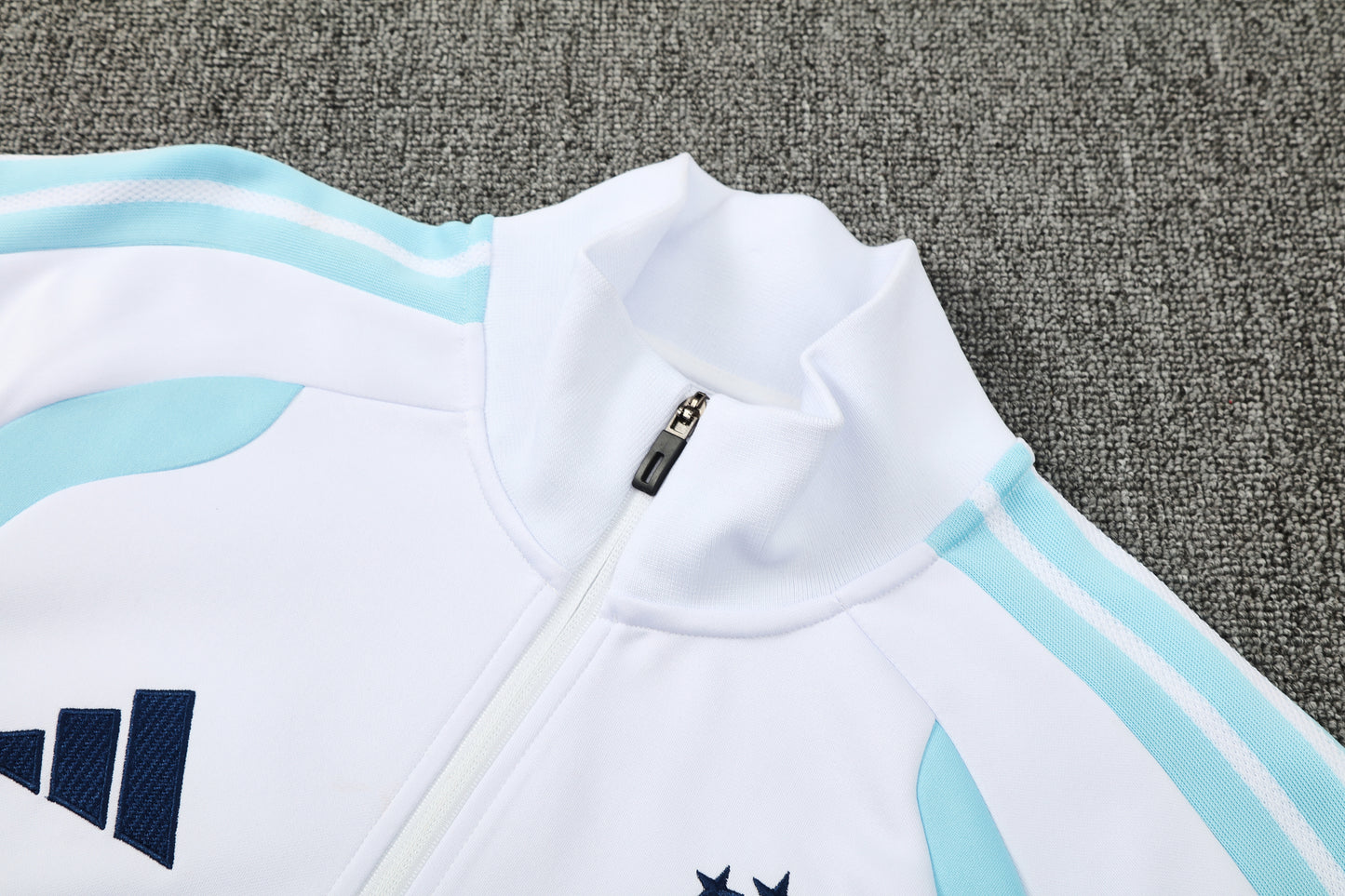 Tuta Zip Intera Argentina Bianco