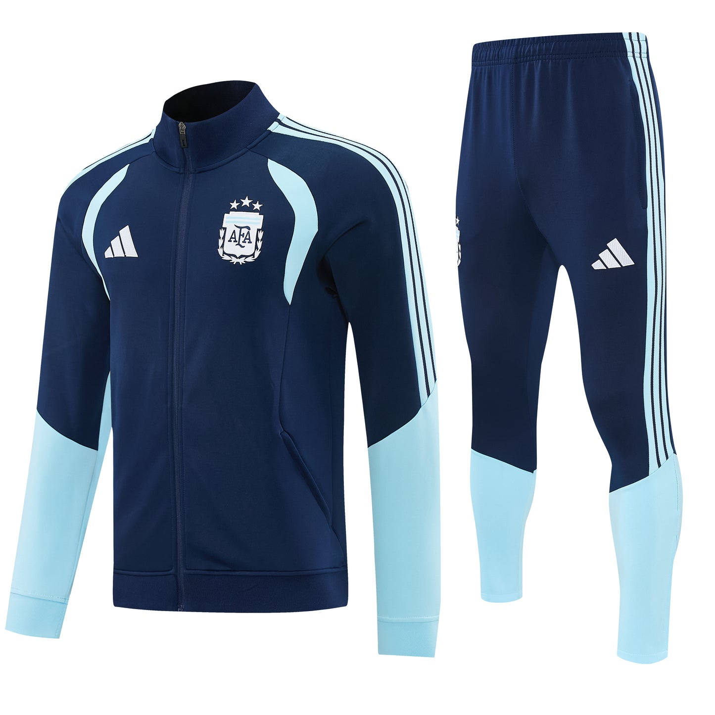 Tuta Zip Intera Argentina Blu