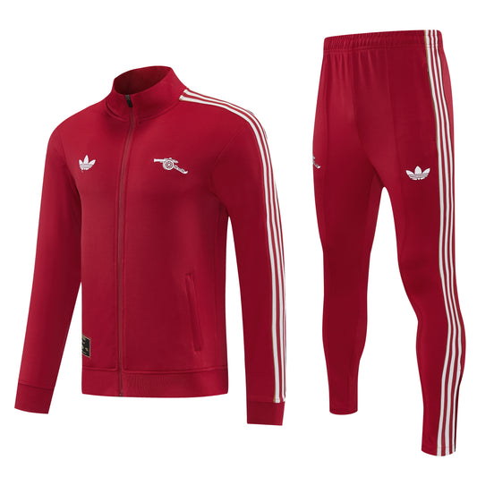 Tuta Zip Intera Arsenal Rosso