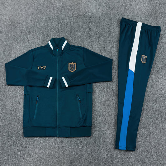 Tuta Napoli Blu Zip Intera 2026-27