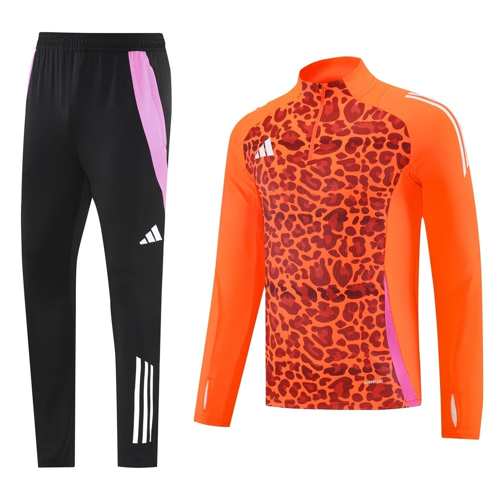 Tuta Sport arancione animalier