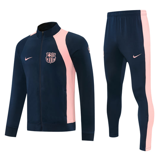 Tuta Zip Intera Barcellona Blu