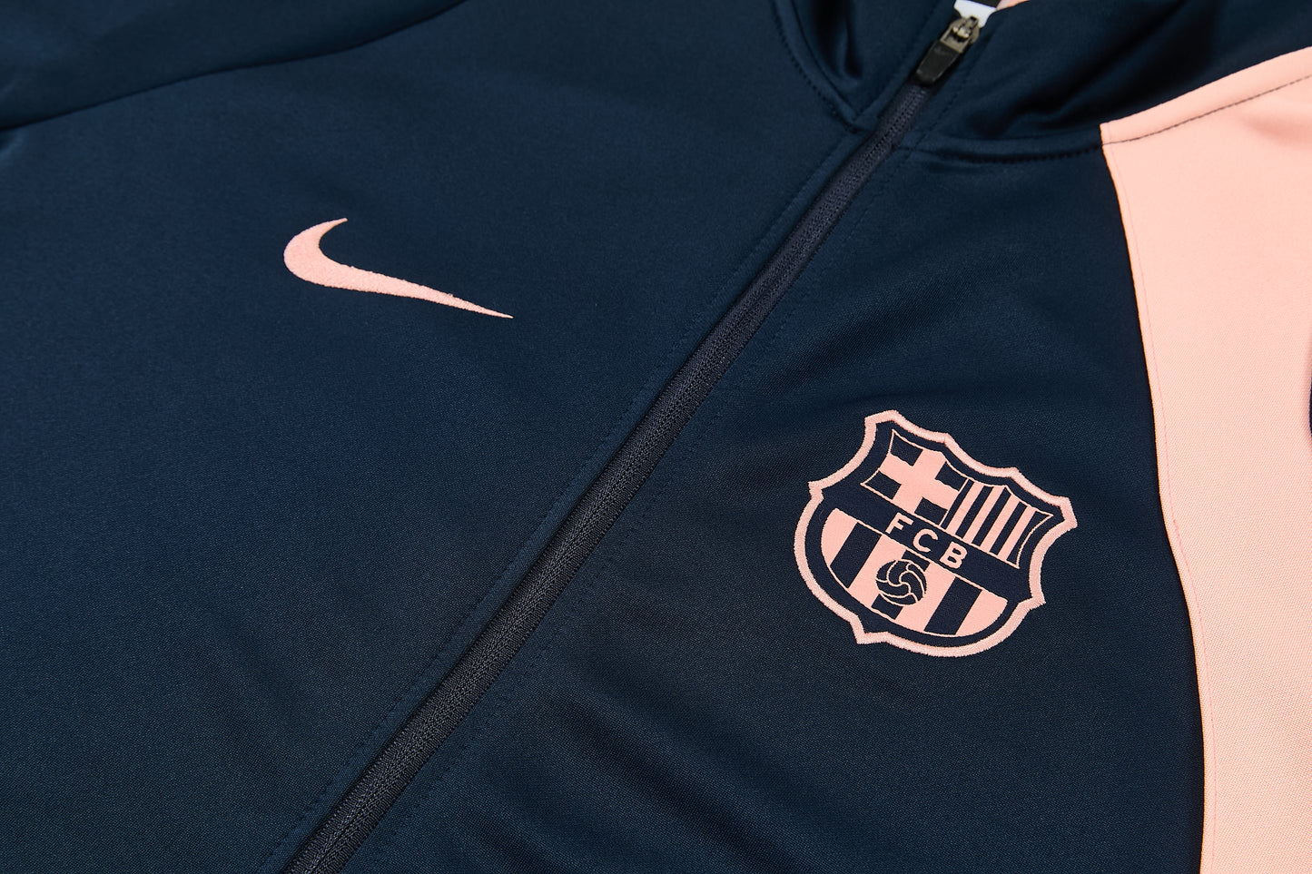 Tuta Zip Intera Barcellona Blu