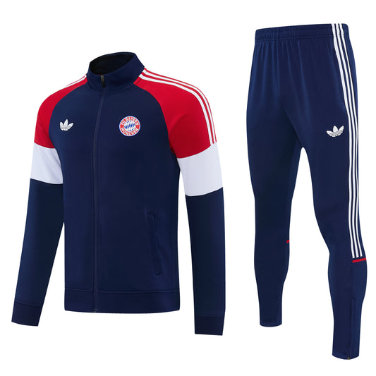 Tuta Zip Intera Bayern Monaco Blu