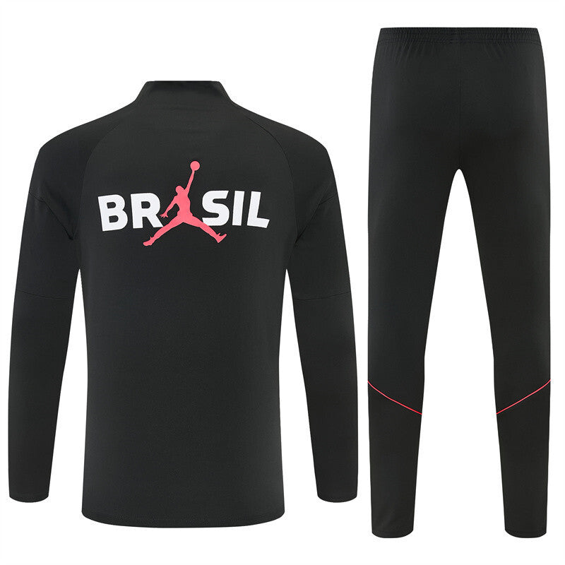 Tuta Brasile Nero e Rosso 26/27